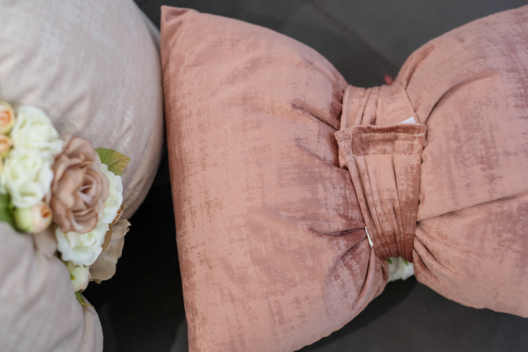 Cuscino Velluto e Fiori