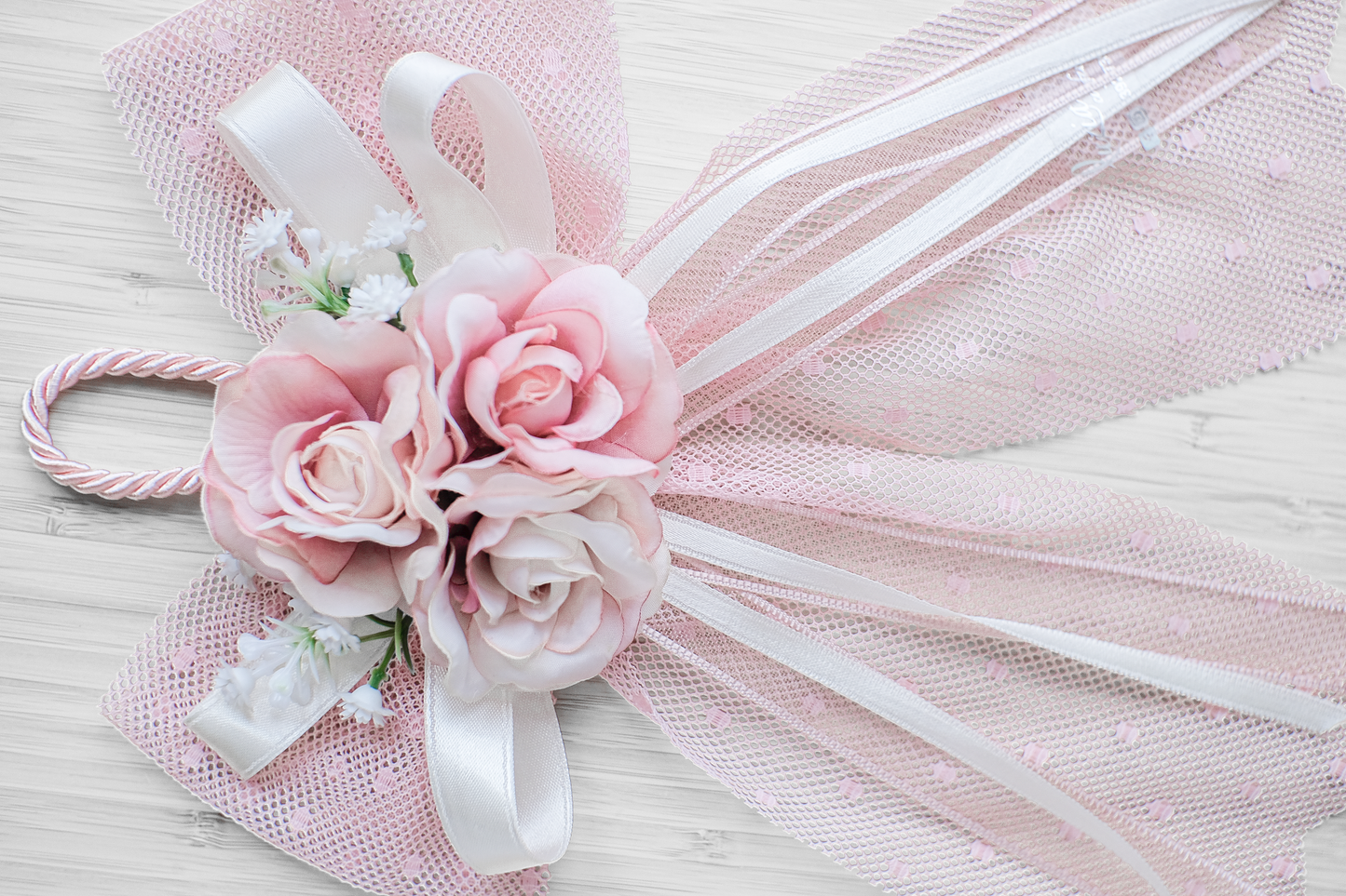 Fiocco per Nascita Tulle - Idea Bomboniera