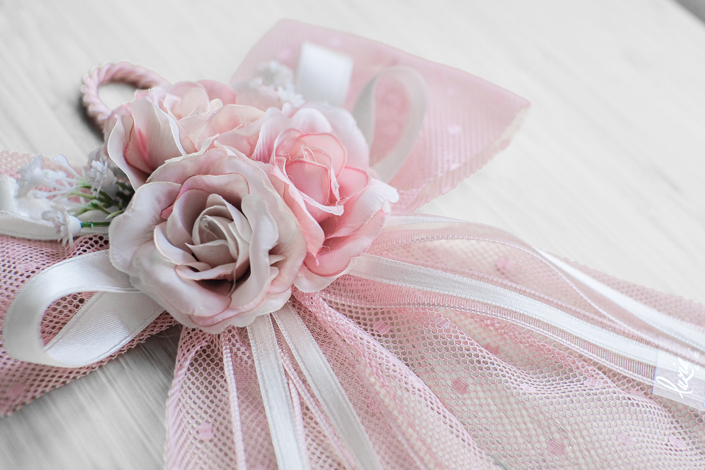 Fiocco per Nascita Tulle - Idea Bomboniera