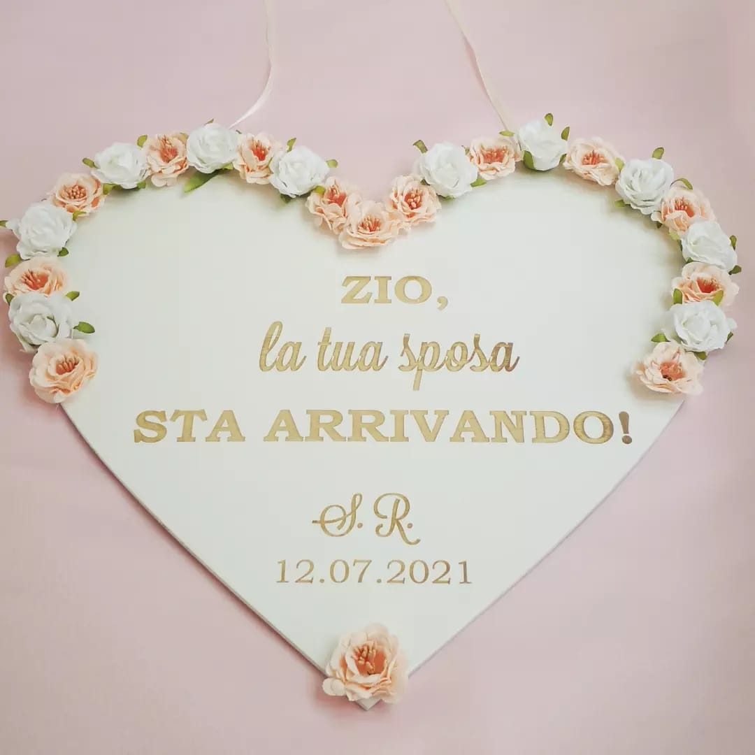 Lavagna a cuore per Damini e Damine